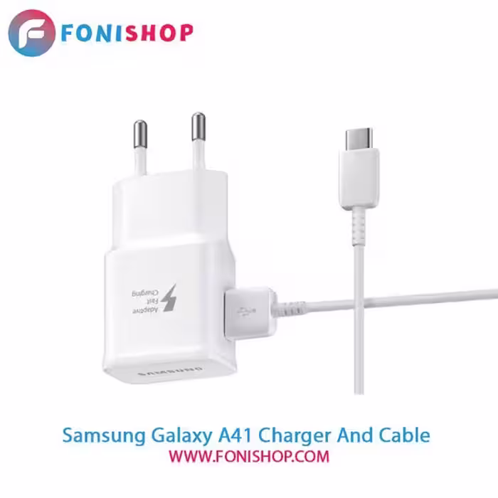 کابل و شارژر فست شارژ اصلی سامسونگ Samsung Galaxy A41