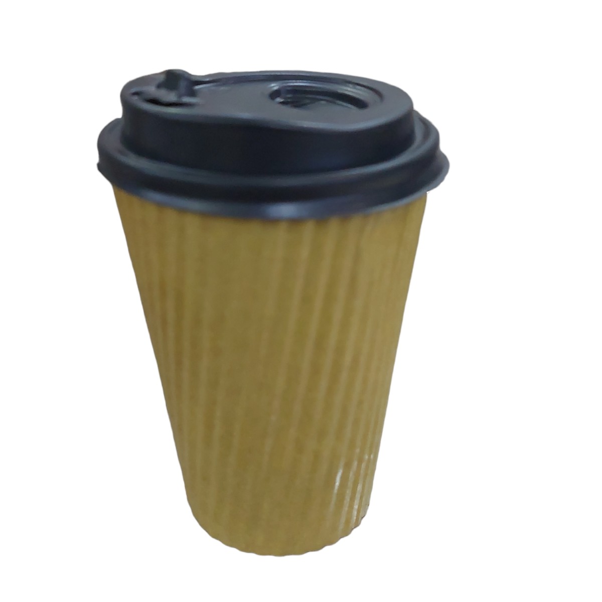 لیوان کاغذی دوجداره 360 سی سی به همراه درب (پک 50عددی)