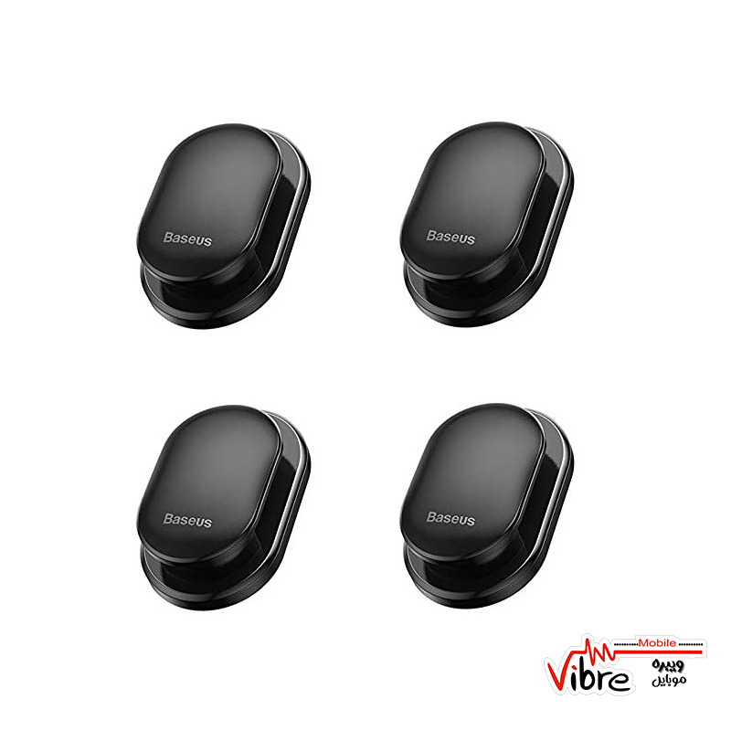 آویز و نگهدارنده باسئوس مدل Small Shell Vehicle Hook ACGGBK-01 بسته 4 عددی