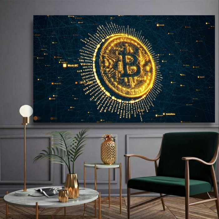 تابلو شاسی طرح بیت کوین مدل SD114