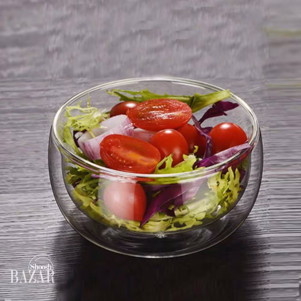 کاسه دوجداره پیرکس بی وی کی (سه سایز)