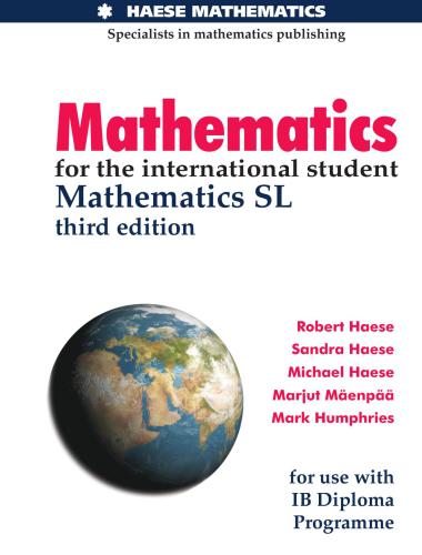 خرید و دانلود نسخه کامل کتاب Mathematics for the International Students: Mathematics SL
