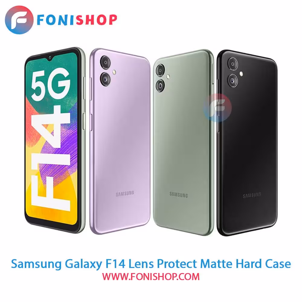 قاب پشت مات محافظ لنزدار سامسونگ Samsung Galaxy F14