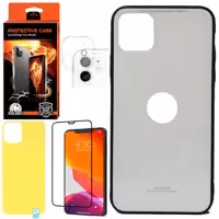 کاور کینگ کونگ مدل CVRGLS-II مناسب برای گوشی موبایل اپل Iphone 11 به همراه محافظ صفحه نمایش و محافظ پشت گوشی