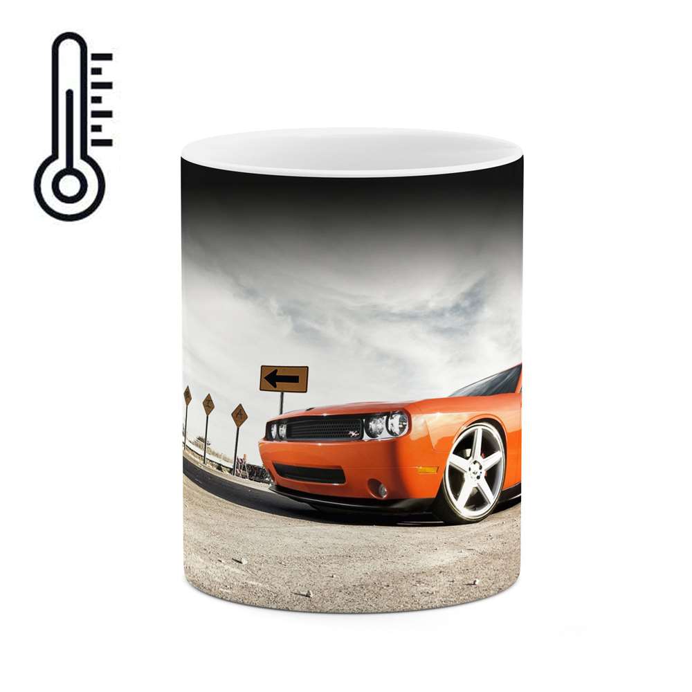 ماگ حرارتی طرح ماشین دوج چلنجر مدل mgh11529