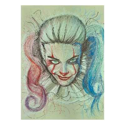 نقاشی طرح هاری کویین HK1