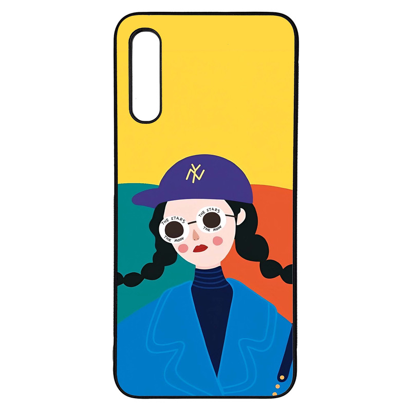 کاور طرح دختر کد G-080 مناسب برای گوشی موبایل سامسونگ Galaxy A50s / A50 / A30s | دیجی قاب دونی