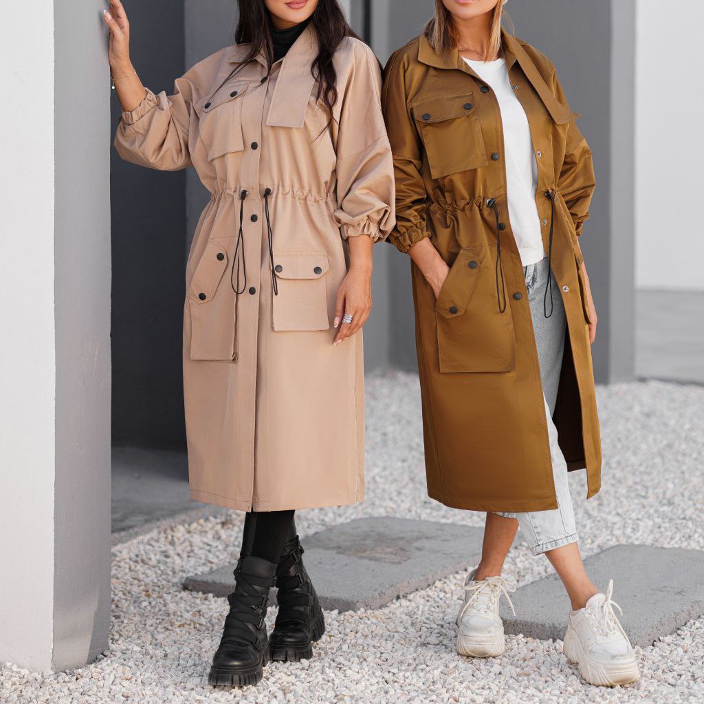 بارونی بلند سایز 36 تا 46 ارسالرایگان