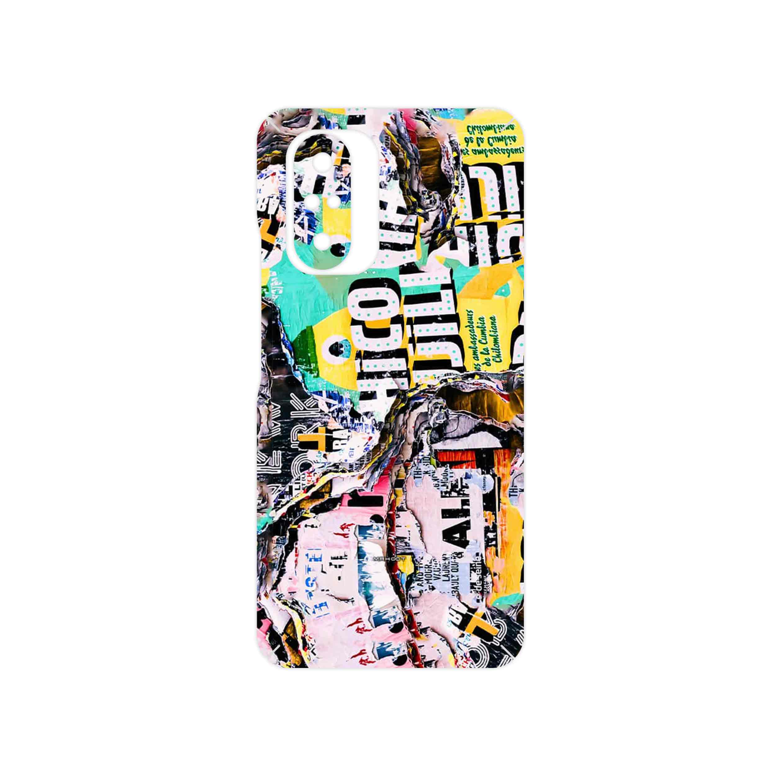 برچسب پوششی ماهوت مدل Collage of Teared Paper مناسب برای گوشی موبایل شیائومی Poco F3 5G