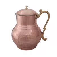 پارچ دربدار دسته برنجی نظریان کد zh163