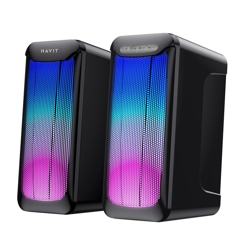 اسپیکر  دسکتاپ کامپیوتر استریو هَویت  (RGB)SK755BT