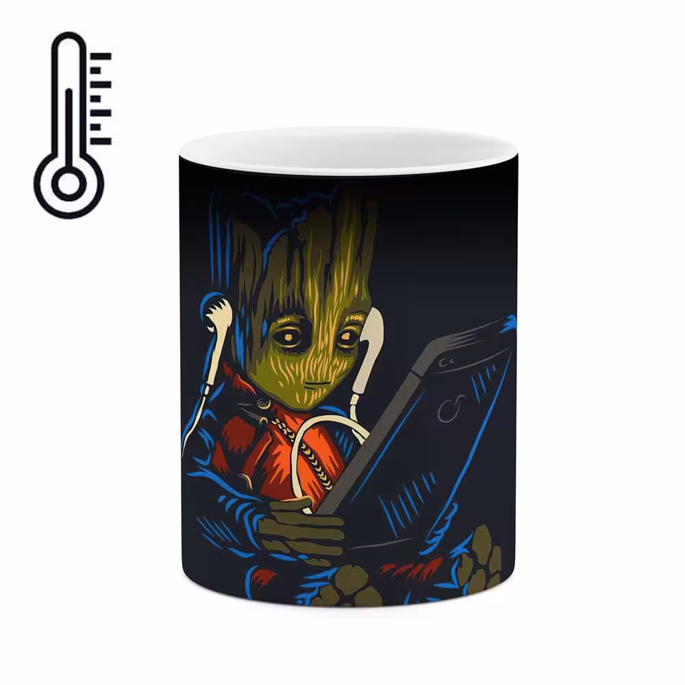 ماگ حرارتی طرح انیمیشن و فیلم The groot مدل mgph15363