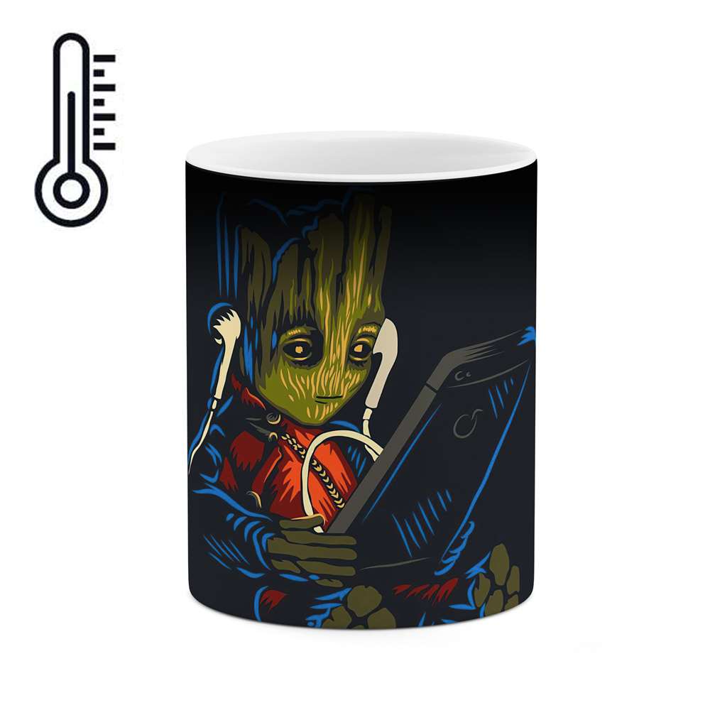 ماگ حرارتی طرح انیمیشن و فیلم The groot مدل mgph15363