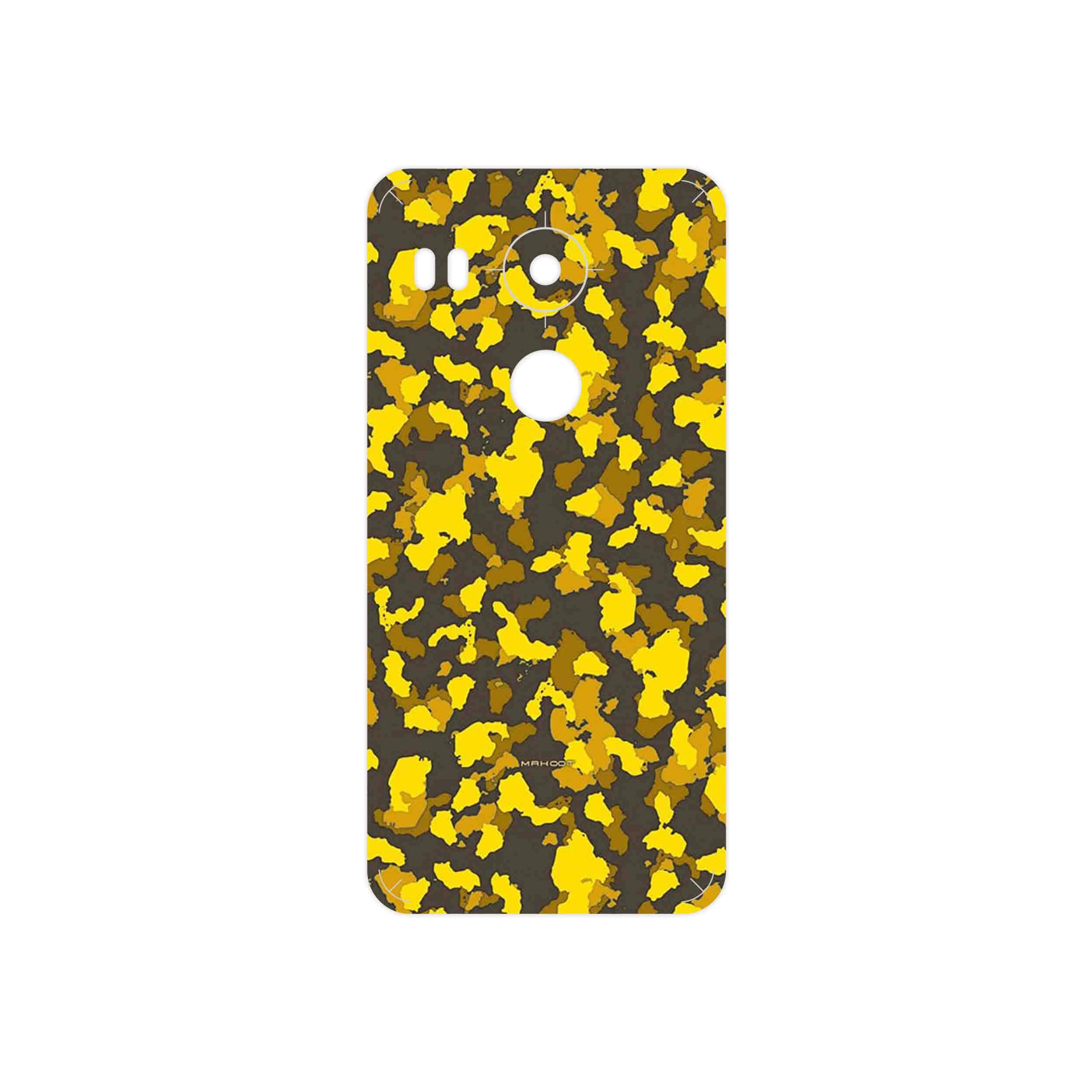 برچسب پوششی ماهوت مدل Yellow Infantry Army مناسب برای گوشی موبایل گوگل Nexus 5X