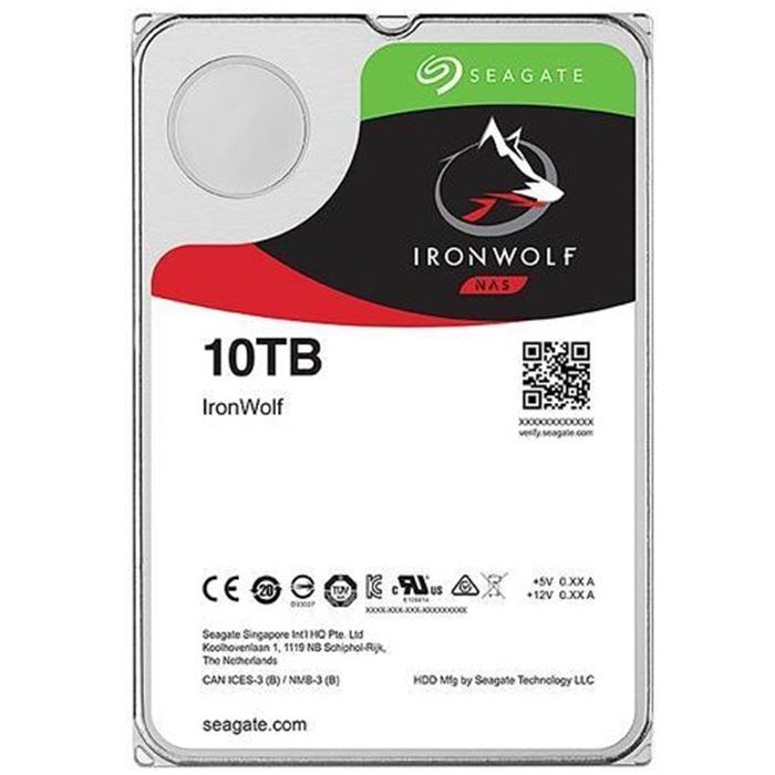 هارد دیسک سیگیت مدل آیرون ولف ST10000VN0008 با ظرفیت 10 ترابایت