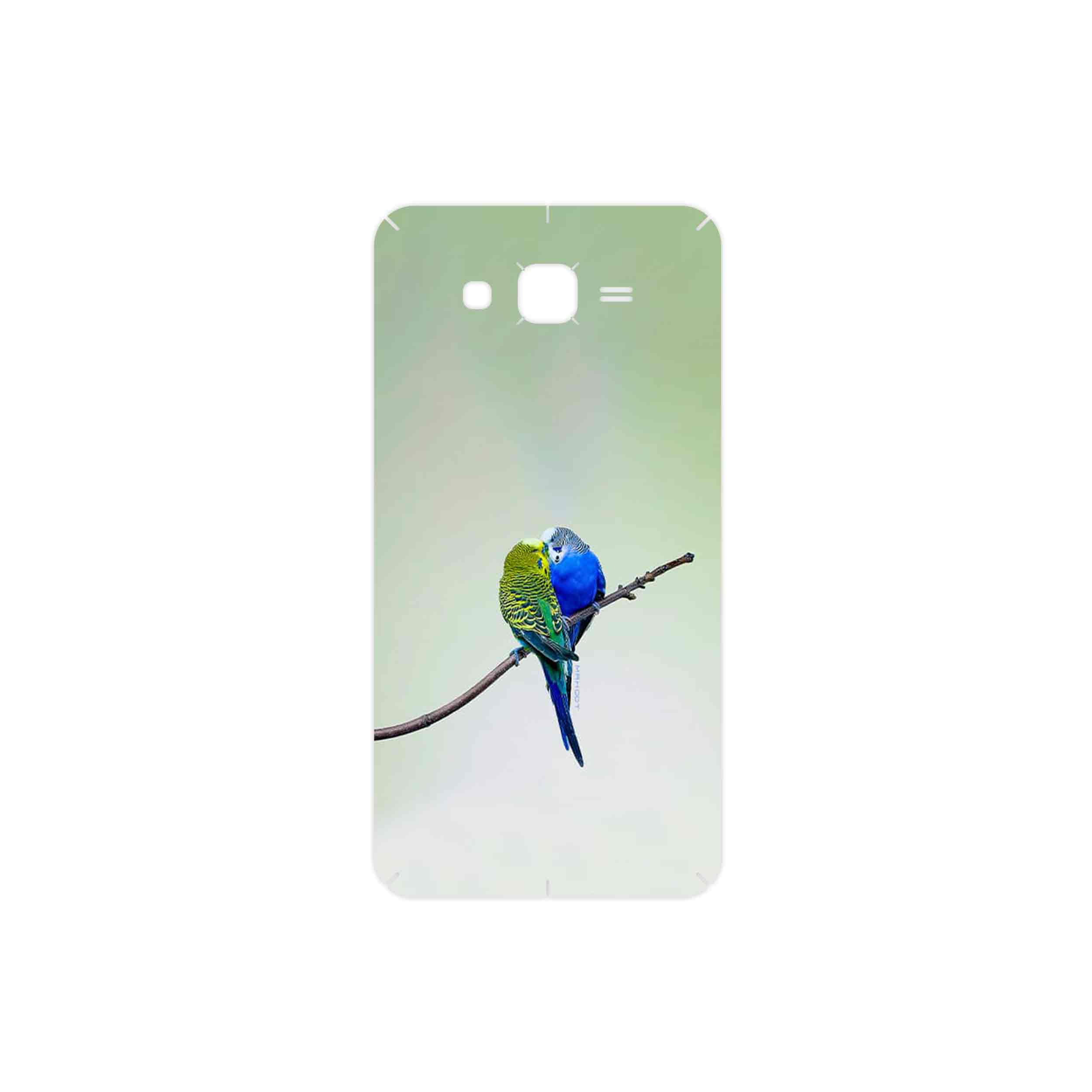 برچسب پوششی ماهوت مدل Lovebird مناسب برای گوشی موبایل سامسونگ Galaxy J7 2015