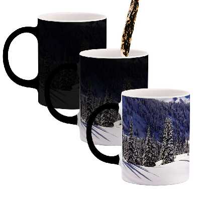 ماگ حرارتی طرح منظره برفی مدل mgh05187