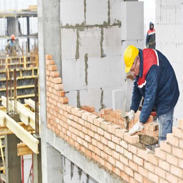 خرید و دانلود عکس Construction mason worker bricklayer کد 13843 | پیک فاکس | Pic Fox