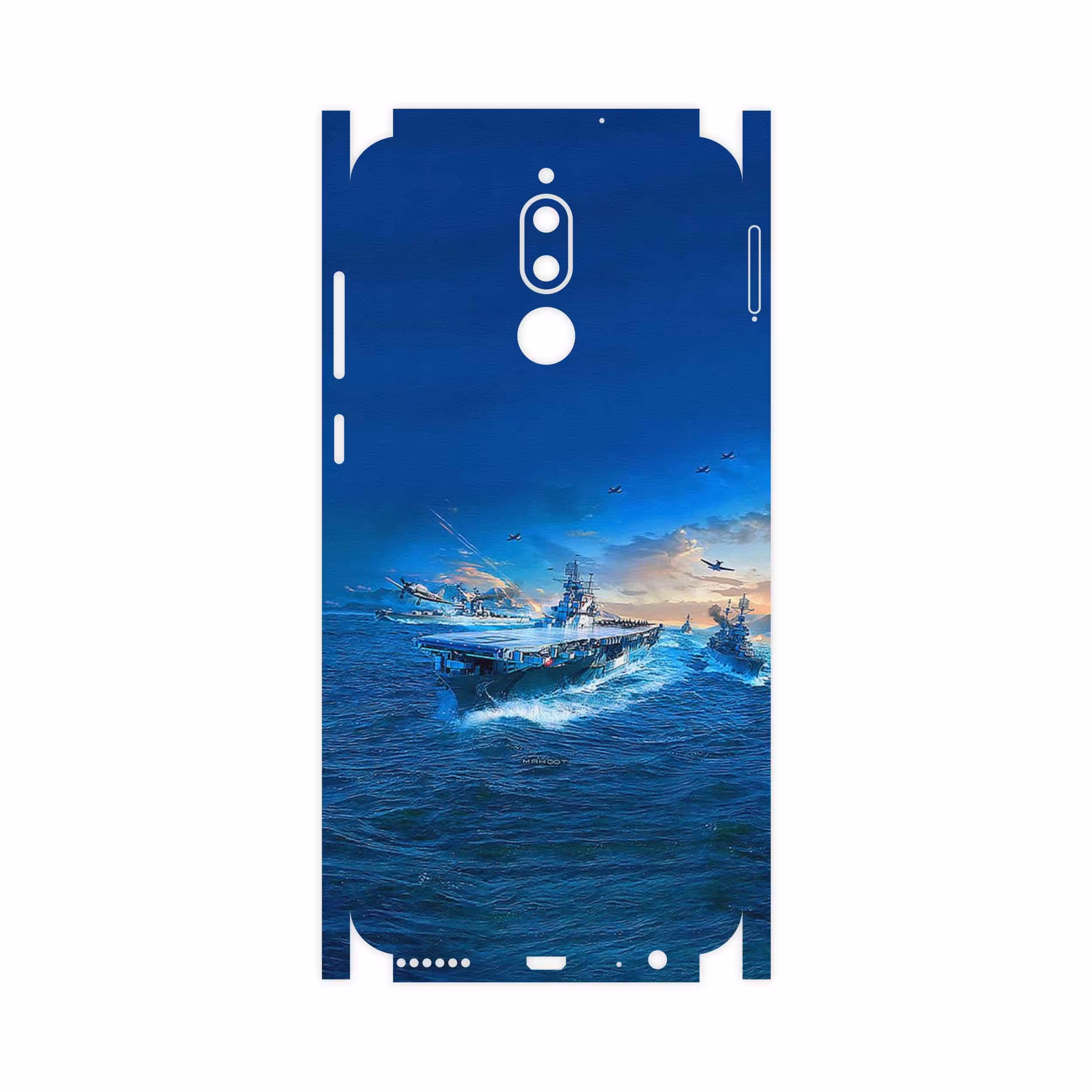برچسب پوششی ماهوت مدل Warship-FullSkin مناسب برای گوشی موبایل هوآوی Mate 10 Lite