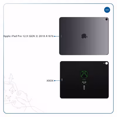 برچسب پوششی ماهوت مدل XBOX مناسب برای تبلت اپل iPad Pro 12.9 (GEN 3) 2018 A1876