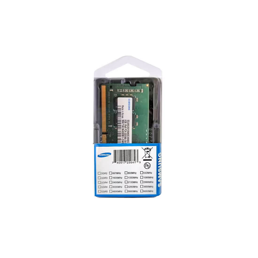 رم لپ‌تاپ PC4 سامسونگ 3200 مگاهرتز 8 گیگابایت (اورجینال)