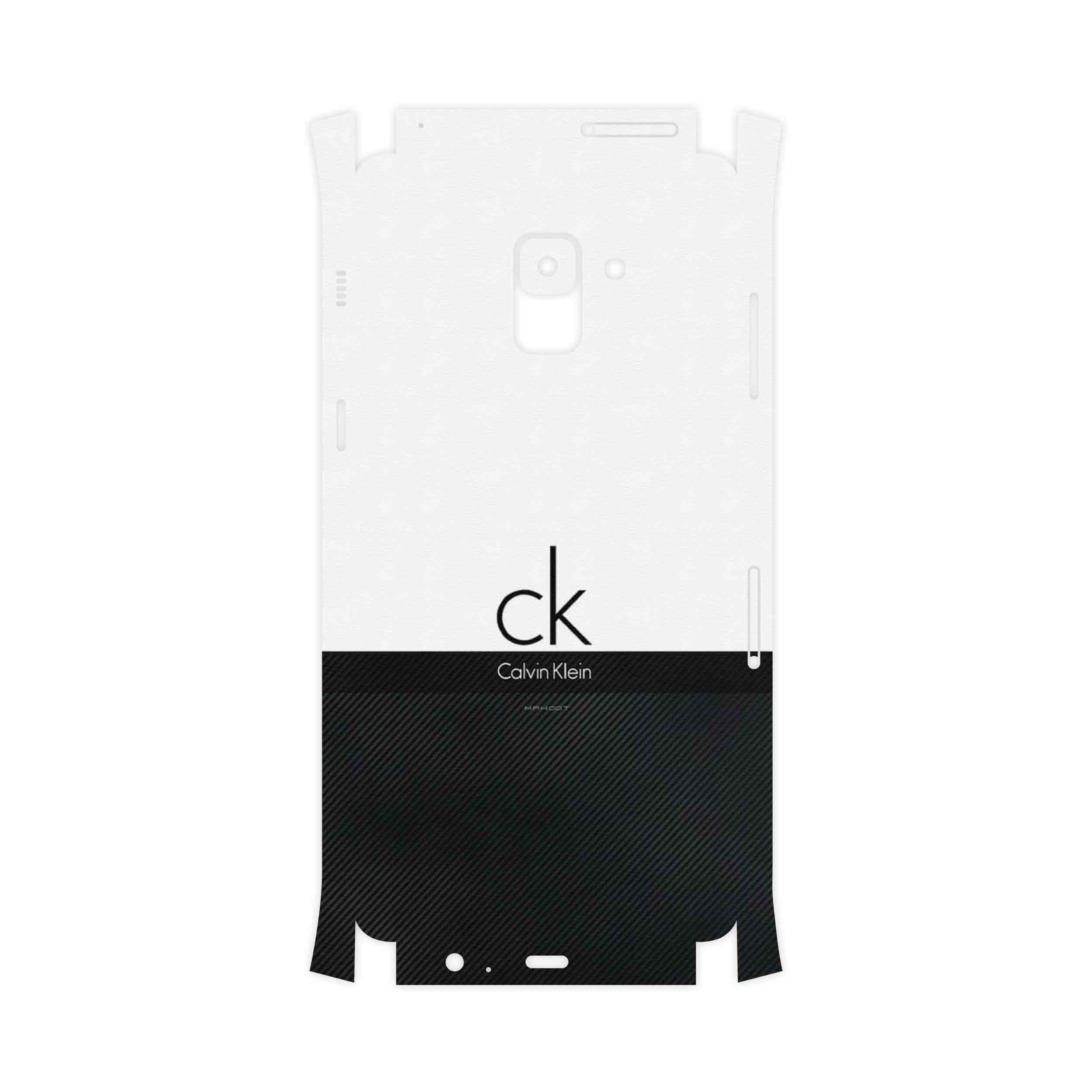 برچسب پوششی ماهوت مدل Calvin Klein-FullSkin مناسب برای گوشی موبایل سامسونگ Galaxy A8 Plus 2018