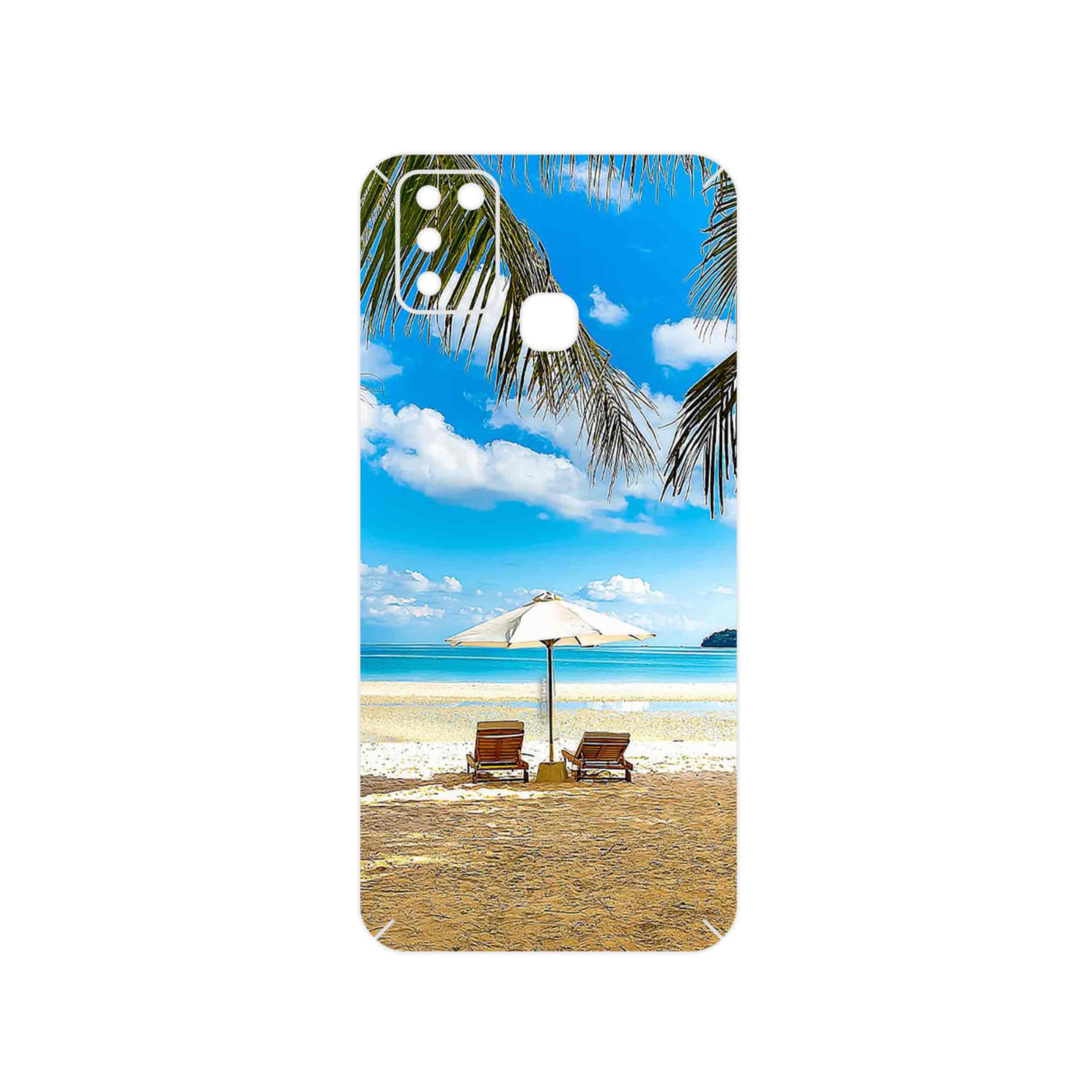 برچسب پوششی ماهوت مدل Beach مناسب برای گوشی موبایل اینفینیکس Smart 6 X657B
