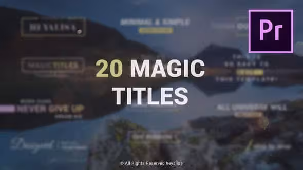 دانلود Essential // Minimal Simple Titles Pack for Premiere Pro