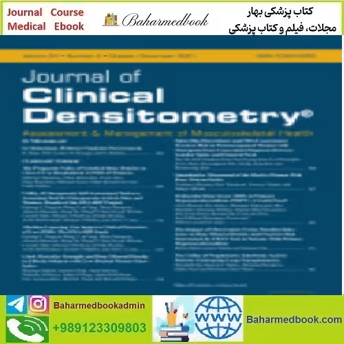 Journal of Clinical Densitometry Volume 24 Issue 1 to 4 2021 TR