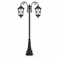 چراغ حیاطی ایستاده دو شاخه شب تاب مدل آروین کد SH-106721220