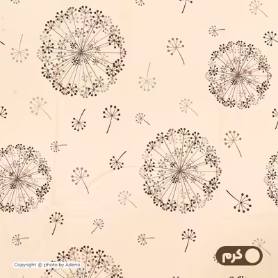 ملحفه آدنو مدل Dandelion کد IR119 یک نفره سایز 140x240 سانتی متر