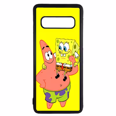 کاور طرح باب اسفنجی کد 1146 مناسب برای گوشی موبایل سامسونگ galaxy s10