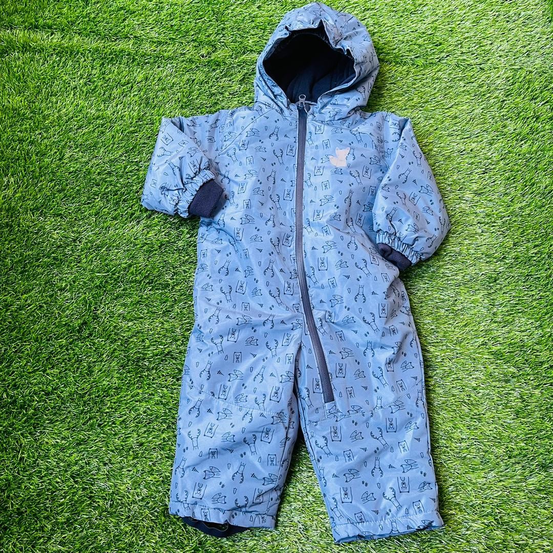 کاپشن نوزادی سرهمی برندآلمانی لوپیلو 9 تا 12 ماه ضد آب داخل کاملا فوتر و گرم