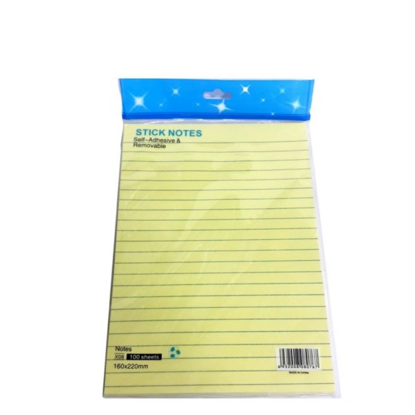 استیک نوت خط دار 100 برگ سایز A5