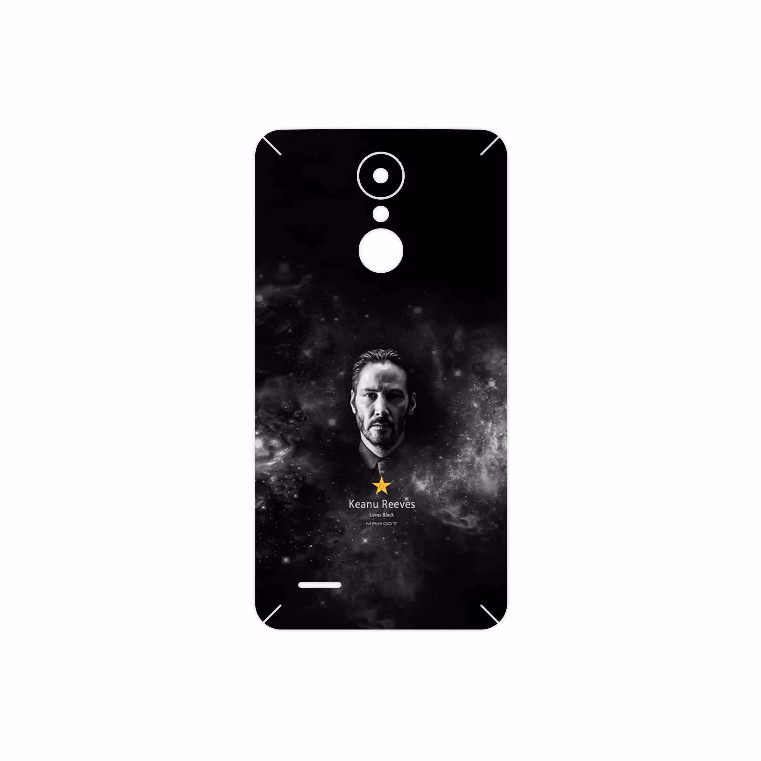 برچسب پوششی ماهوت مدل Keanu Reeves مناسب برای گوشی موبایل ال جی K8 2017