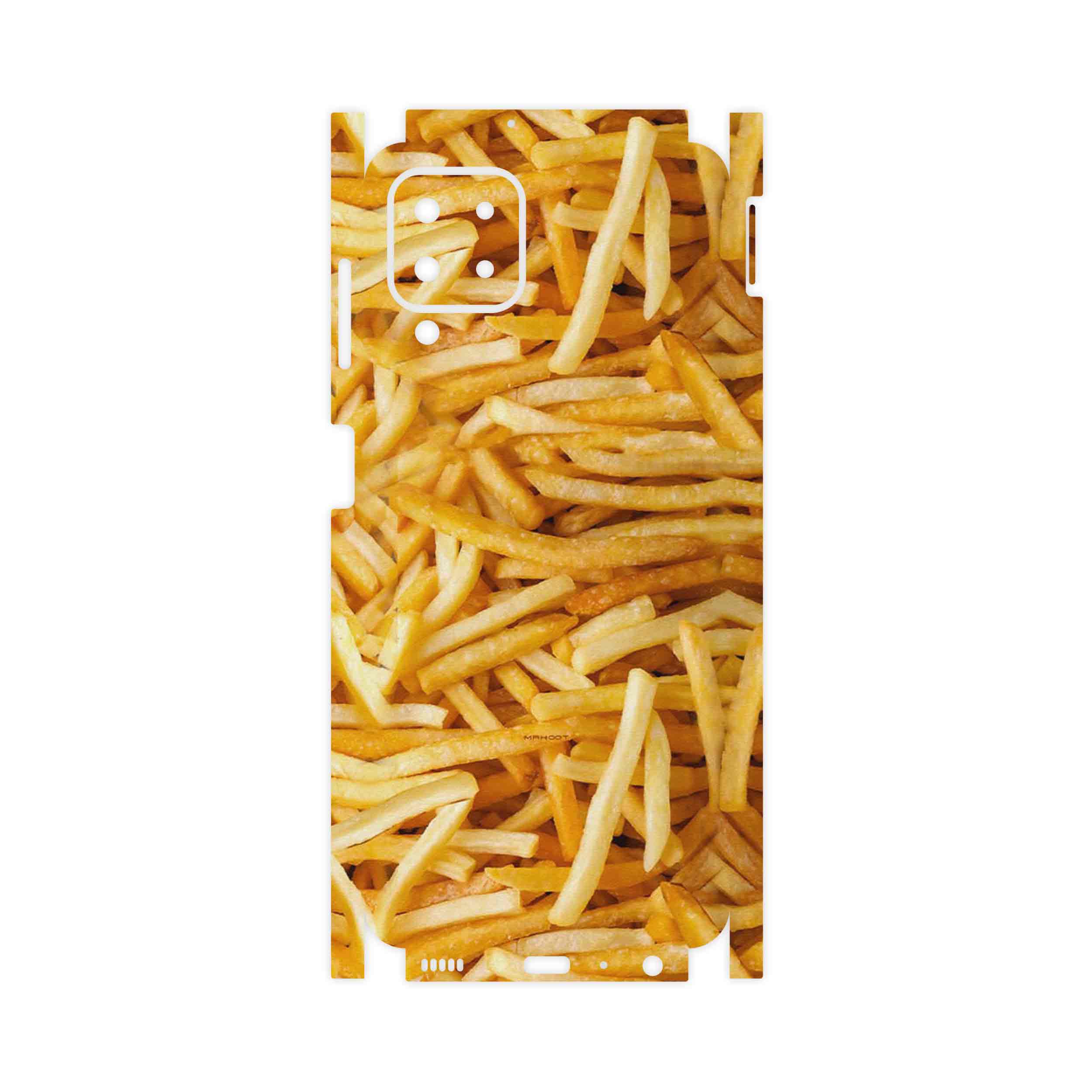 برچسب پوششی ماهوت مدل French fries-FullSkin مناسب برای گوشی موبایل سامسونگ Galaxy A22 4G