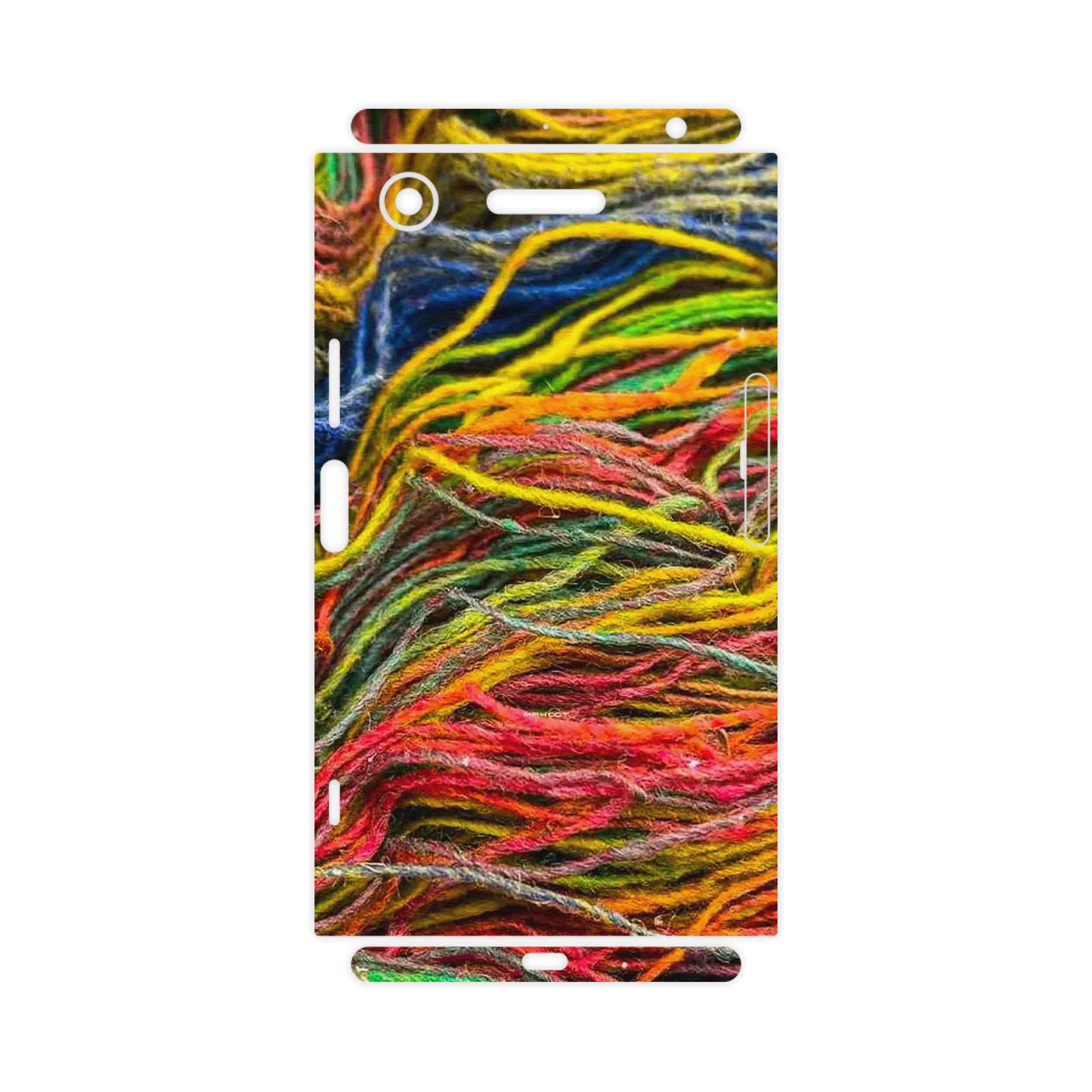 برچسب پوششی ماهوت مدل Fabric Texture 9-FullSkin مناسب برای گوشی موبایل سونی Xperia XZ1