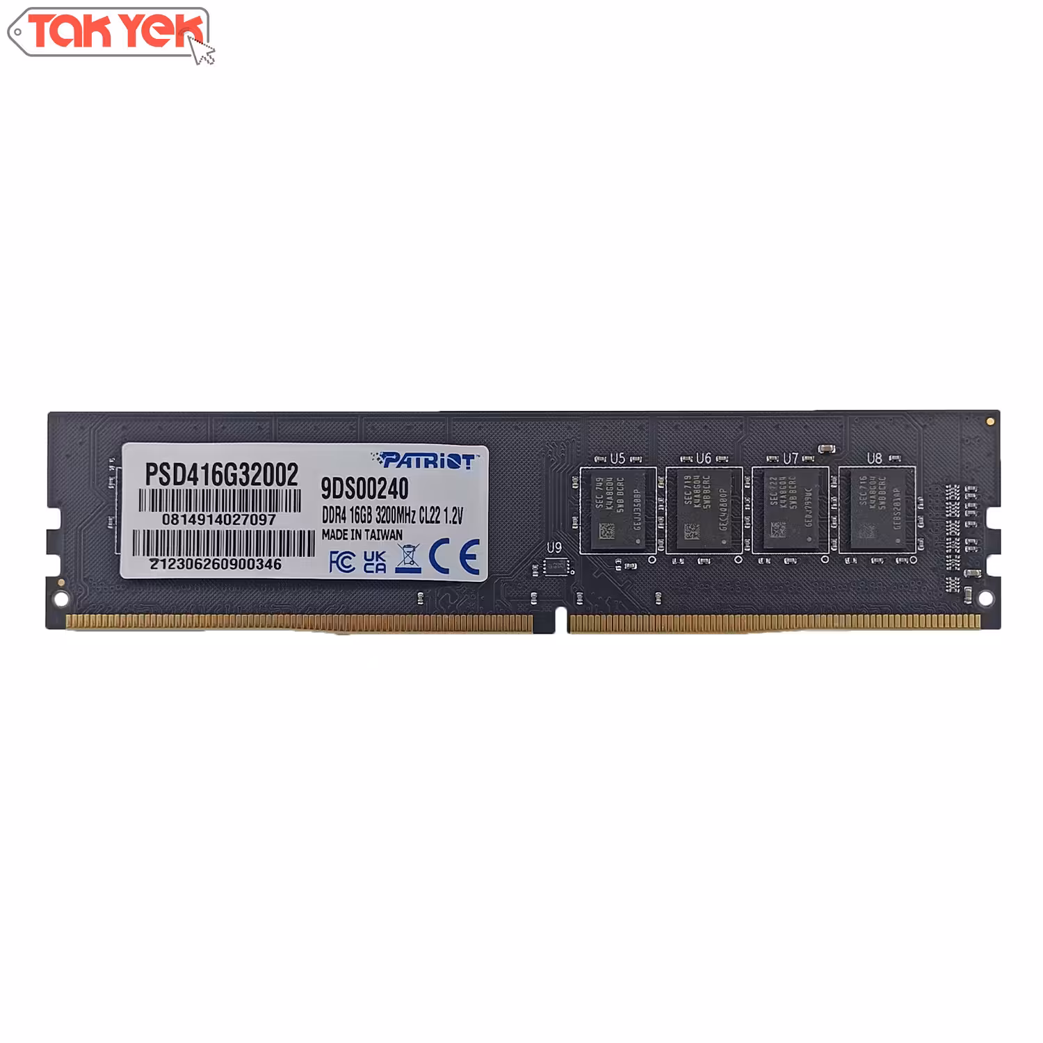 رم کامپیوتر PATRIOT 16G 3200 Mhz D4