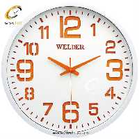 ساعت دیواری اورجینال ولدر PVC سفید| کد رفرنس 607