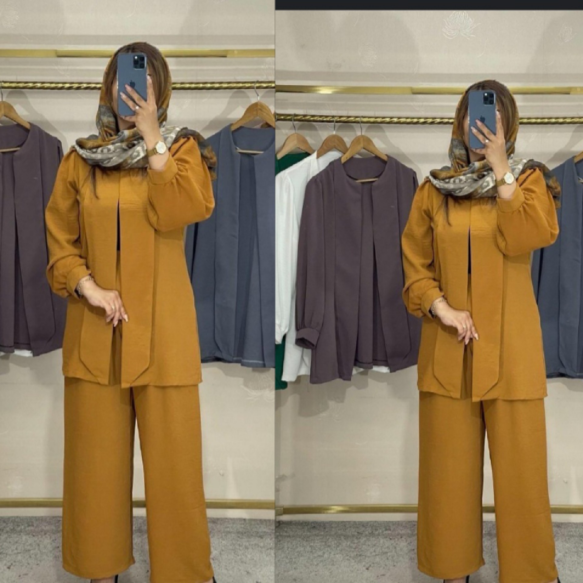 ست مانتو و شلوار ابروبادی