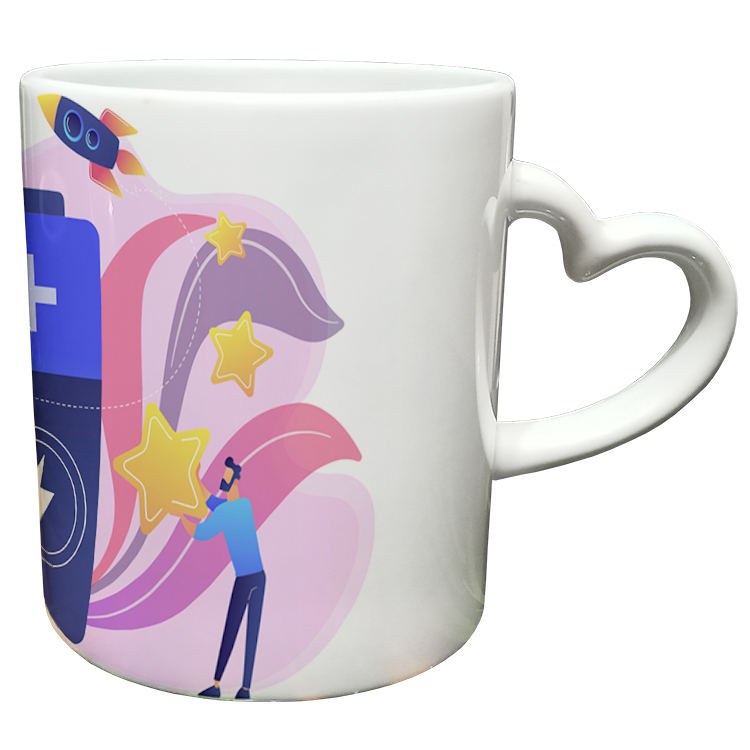 ماگ مدل دسته قلبی طرح مهندس کد 95