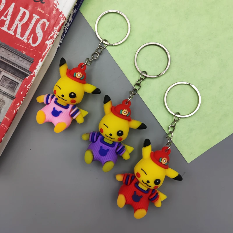 جاکلیدی سیلیکونی مدل پوکمون پیکاچو