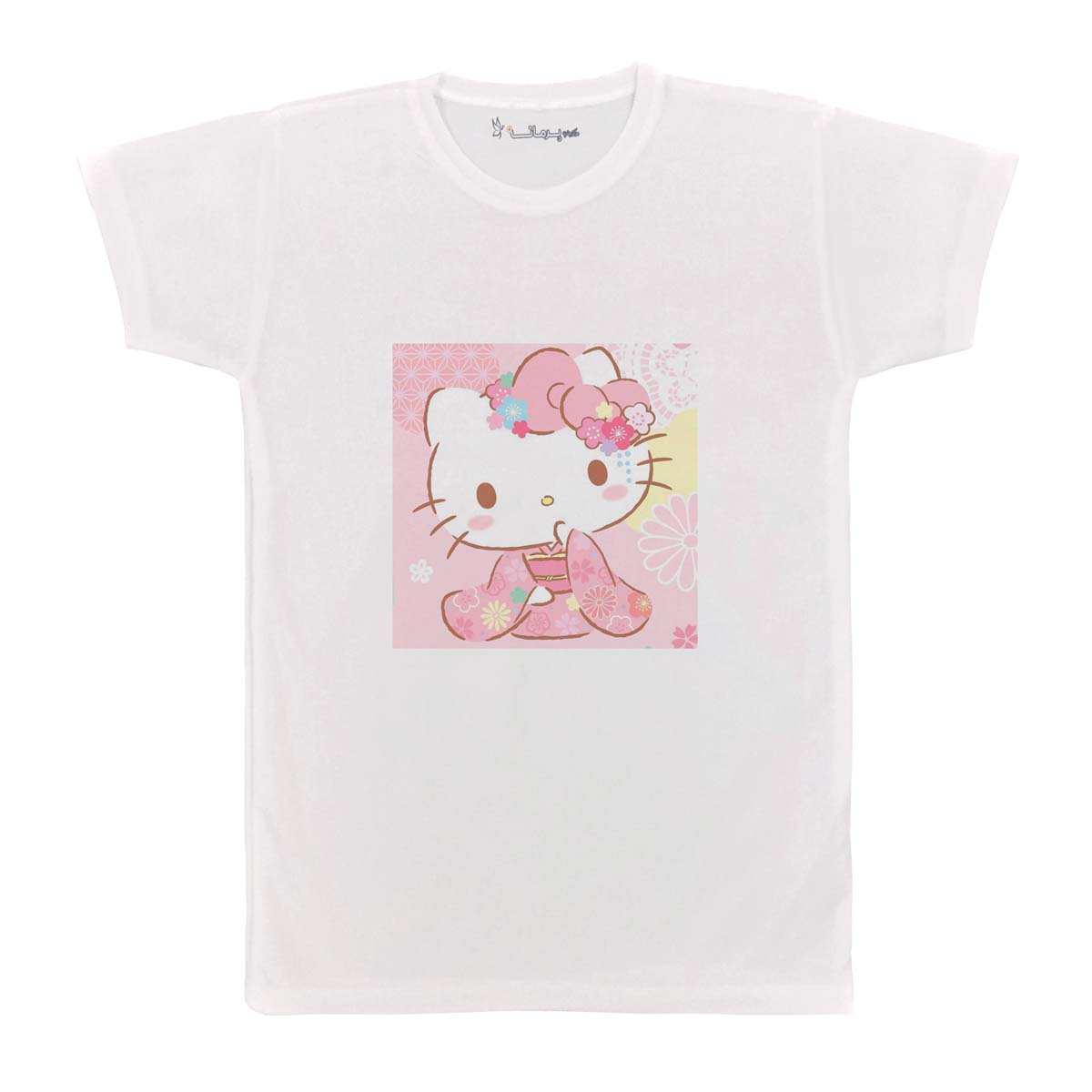 تی شرت بچگانه پرمانه طرح Kitty کد pmt.2357