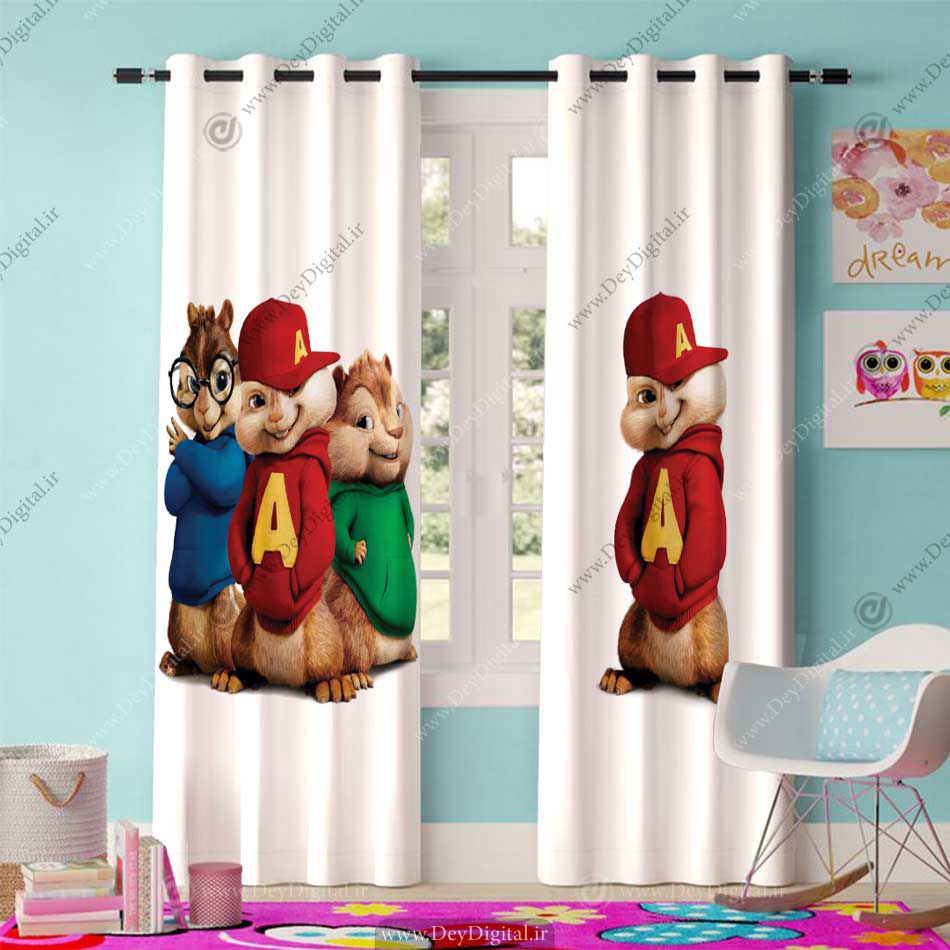 پرده پانچی اتاق کودک pk-2686