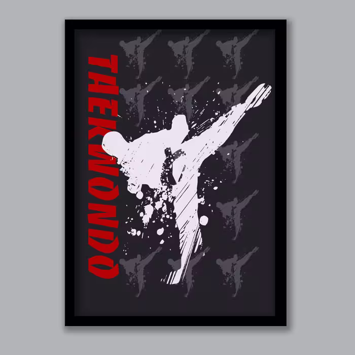 تابلو مدل تکواندو Taekwondo کد LA-G10203