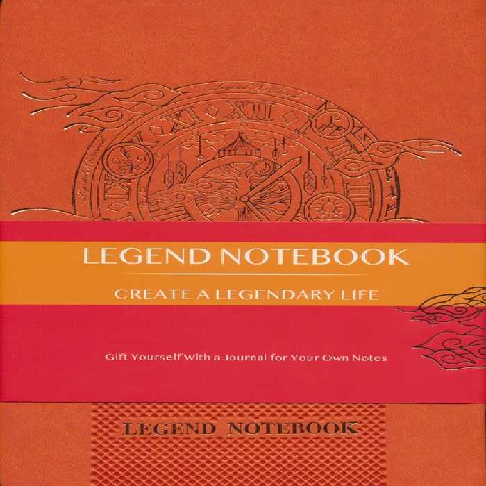 دفتر یادداشت خط دار LEGEND (نارنجی) - ناشربوک | خرید آنلاین کتاب