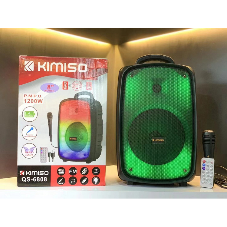 اسپیکر چمدانی KIMISO QS-6808 - یاسین کامپیوتر