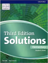 Solutions Elementary 3rd SB WB DVD کتاب سلوشن المنتری رحلی (کتاب دانش اموز   کتاب کار  CD)