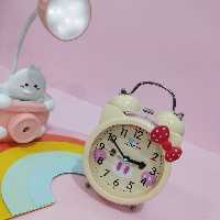 ساعت زنگی دخترونه طرح کیتی