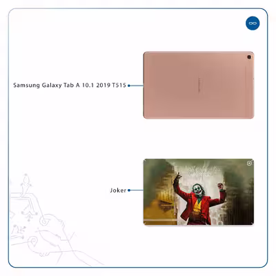 برچسب پوششی ماهوت مدل Joker مناسب برای تبلت سامسونگ Galaxy Tab A 10.1 2019 T515